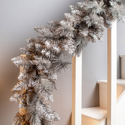 1.8m Silver Tip Garland
