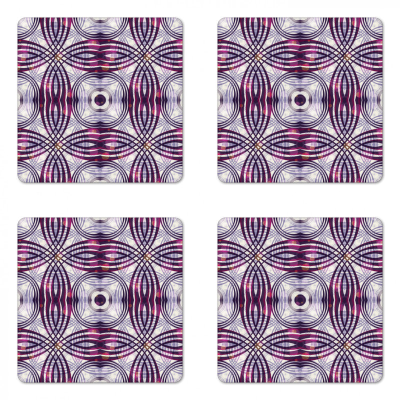 Square 4 Piece Coaster Set