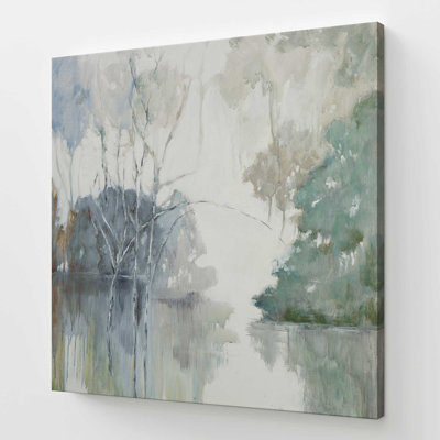 Impression de paysage aquatique tranquille,