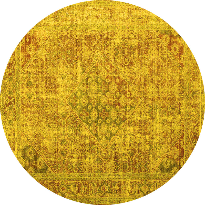 Performance Oriental Indoor Rug, Round 3'