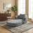 Oversized Upholstered Convertible Accent Barrel Chair-1364856241