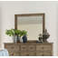 Miroir d'intérieur, miroir, commode avec cadre en bois
