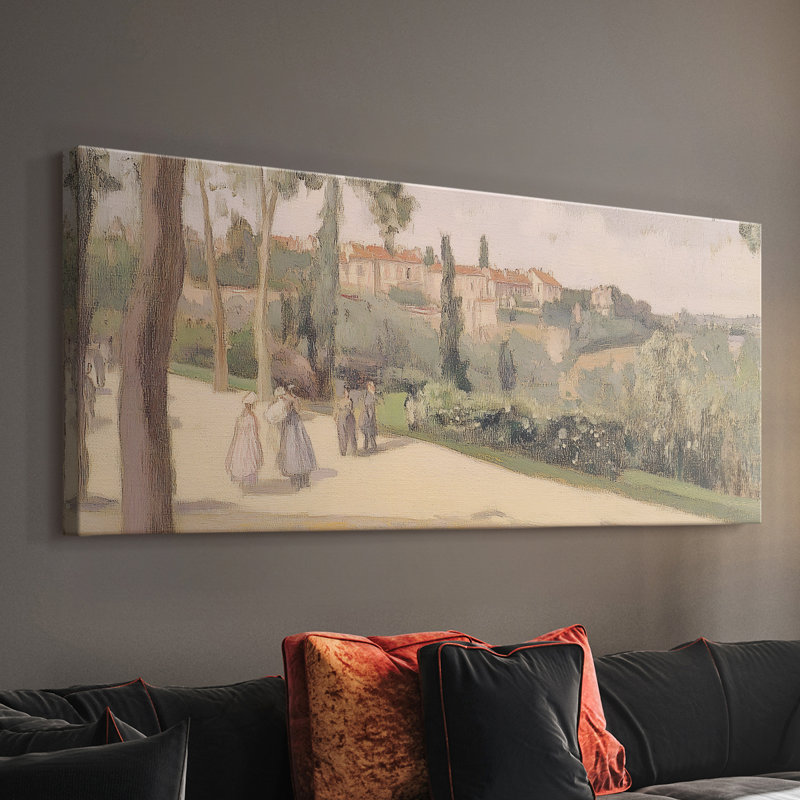Série paysage - L XXIV - Toile tendue avec châssis - Prêt à accrocher, H 12 po x l 30 po