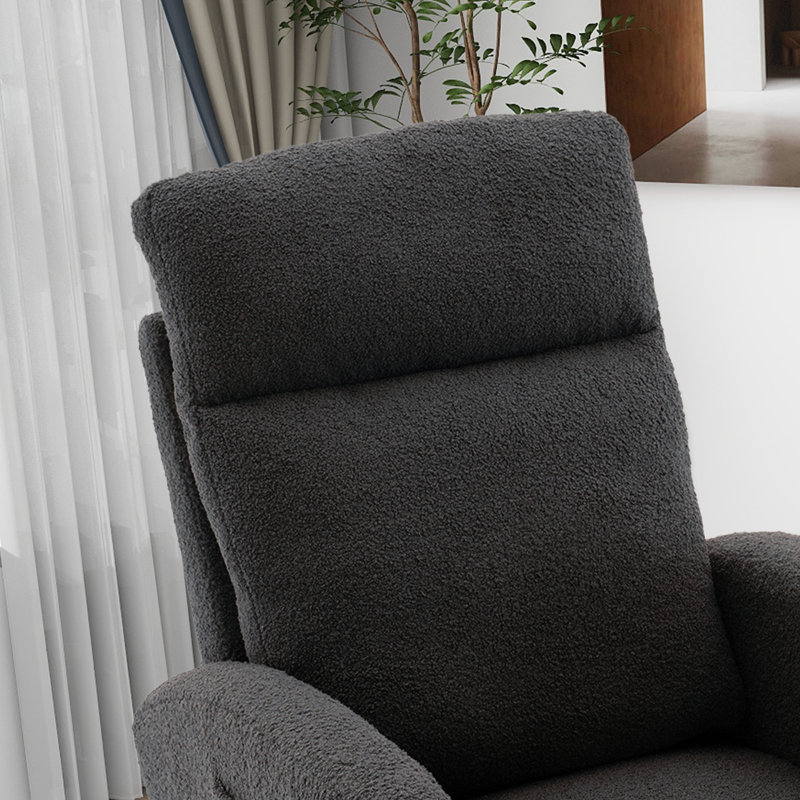 Chaise berçante Anastin, Gris