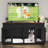 NEBZHASK 63'' Large Double Dog Crate Kennel Furniture with Divider and 3 Drawers for 2 Medium Animals Indoor-1322905602