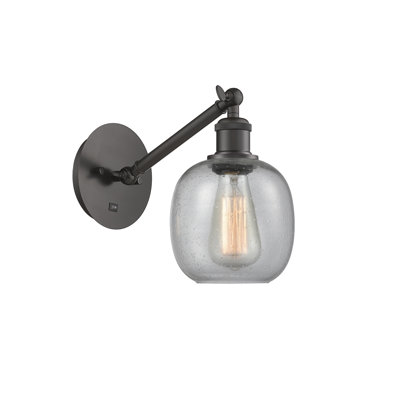 Applique murale 1 lumière 6 po avec bras ajustable Shauna