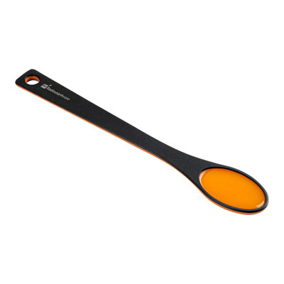 Restaurantware Wood Serving Spoon - 1 Case - 13 Inch Solid Wood Ergonomic Kitchen Utensil - Black Cooking Spoon with Nonporous Design - Durable Lightweight Stirring Spoon for Restaurants