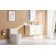 DeerValley Prism Dual-Flush Elongated One-Piece Toilet with Glazed Surface Lower Water Tank for Space Saving (Seat Included)