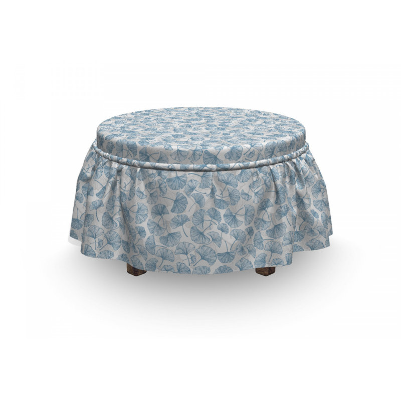 Housse pour repose-pieds de bouquet de fleurs