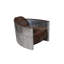 Tomcat Leather Barrel Chair