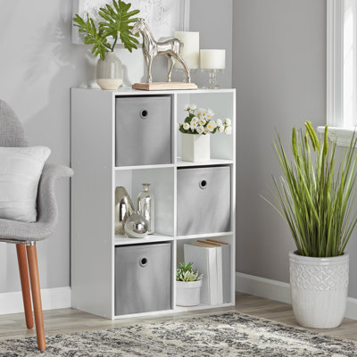 Gulsum 6-Cube Vertical Bookcase