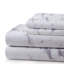 Ensemble de draps en coton imprimé à motif de percale toutes saisons 4 pièces Marina-1388732235