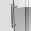 60 po X P 76 po H Porte de douche coulissante simple sans cadre / finition en chrome avec verre transparent-122790638