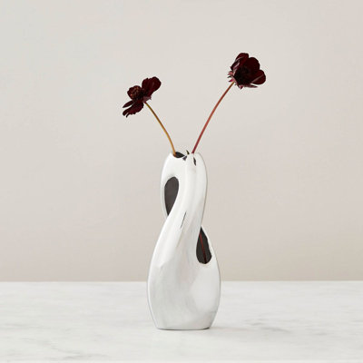 Nambe Twist Bud Vase