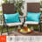 Sunbrella Outdoor Dining Chair Seat Pad-1904941015