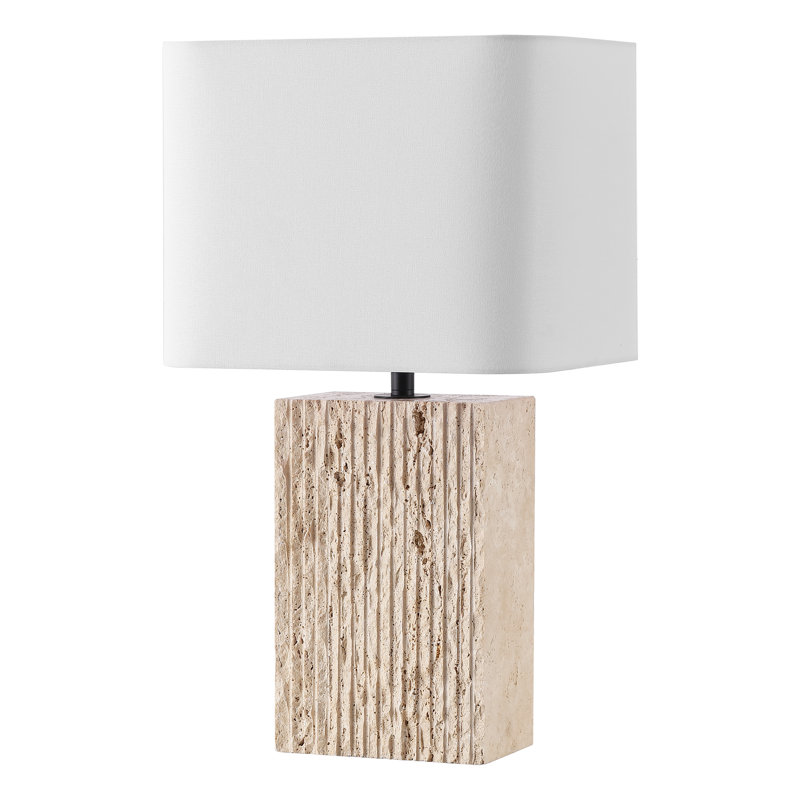 Lampe de table Henry Travertine