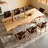 Free-form Solid Wood Dining Table