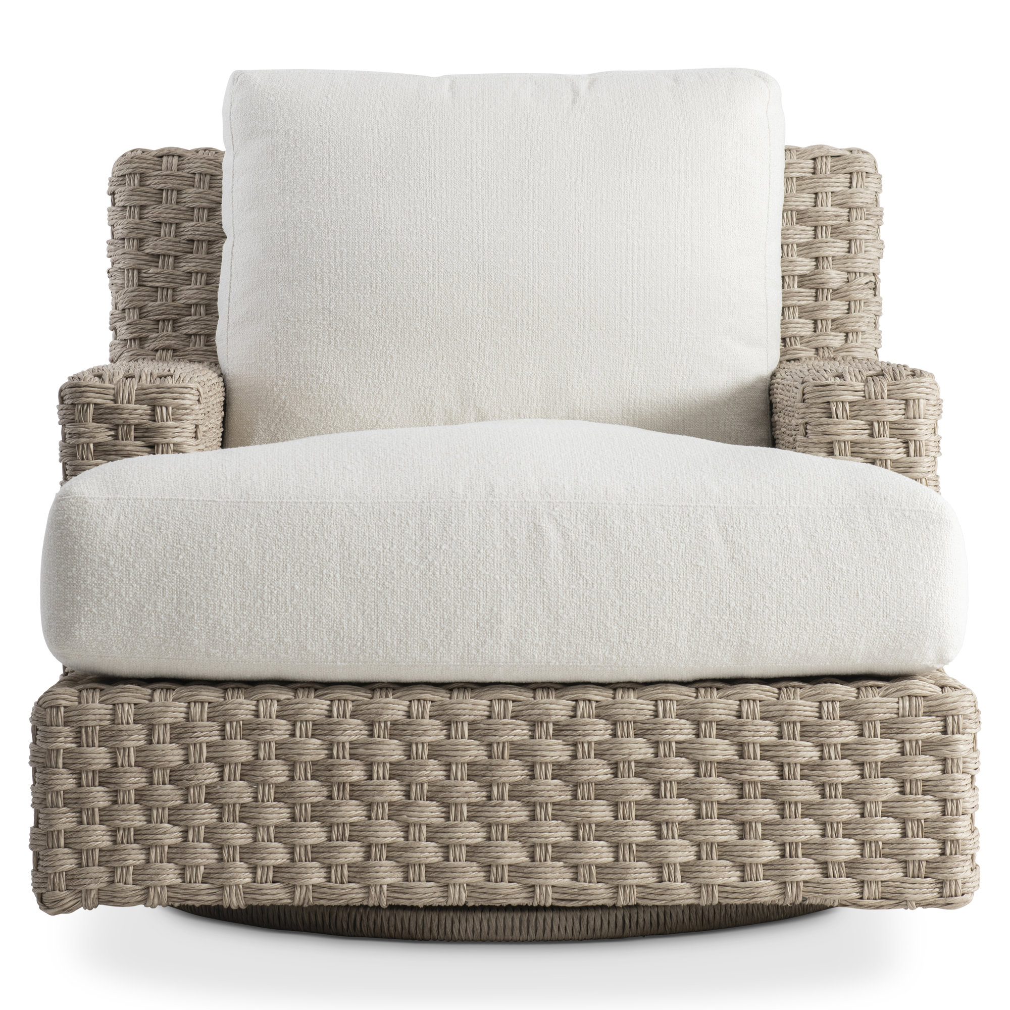 Trieste Wicker Swivel Patio Lounge Chair
