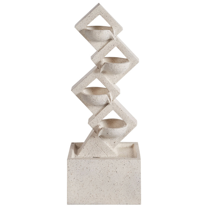 SHEGAR Weather Resistant Floor Fountain with Light