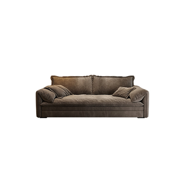 Canapé discret en tissu mat simple, H 33,85 po x l 78,74 po x P 47,24 po