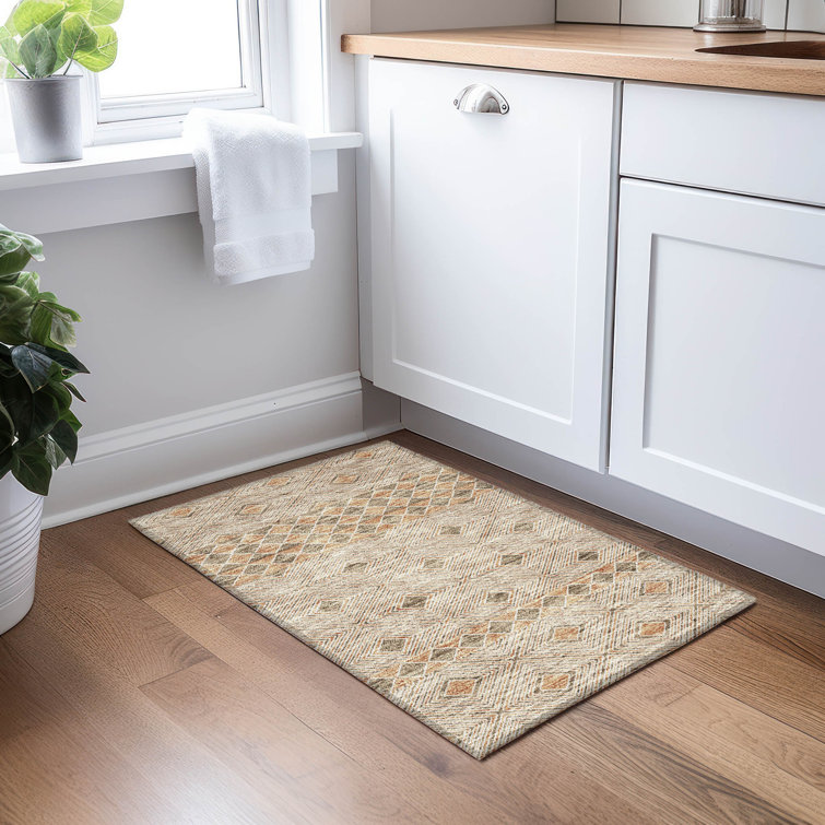 Malek Washable Geometric Indoor / Outdoor Rug