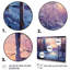 «Purple River Winter Windows II - Winter Landscape», art mural-315912049-315912055