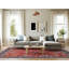 Tapis oriental rouge et bleu-450368616