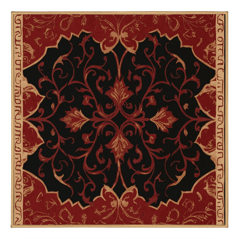 Sacred Trellis Rug, Square 8'
