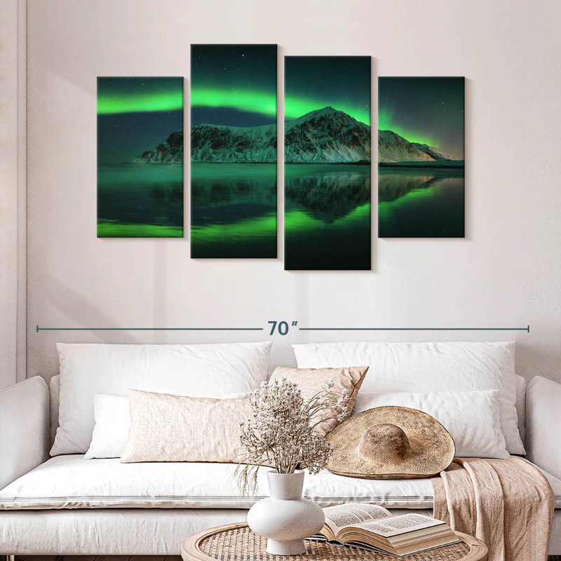 Alvord Northern Lights Landscape, 32" H x 52" W