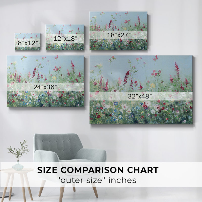 Toile tendue Sweet Summer Meadow, H 12 po x l 18 po