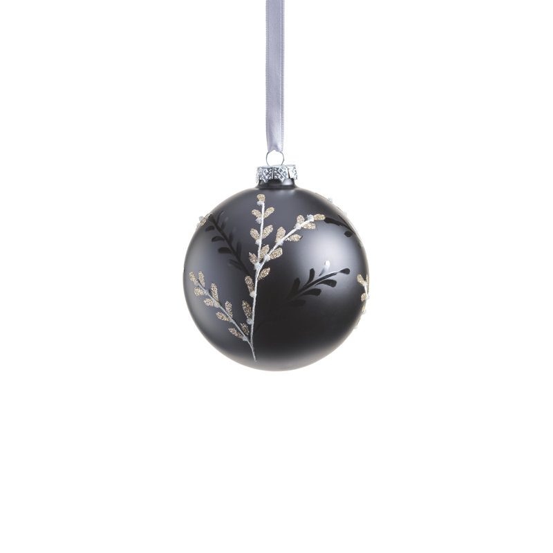 Ensemble de boules en verre Patrin, H 4 po x l 4 po x P 4 po, 6
