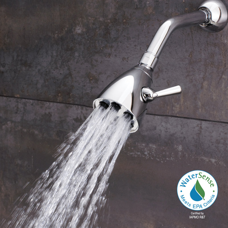 Tête de douche multifonction Icon Anystream, Chrome poli, 2.0 GPM