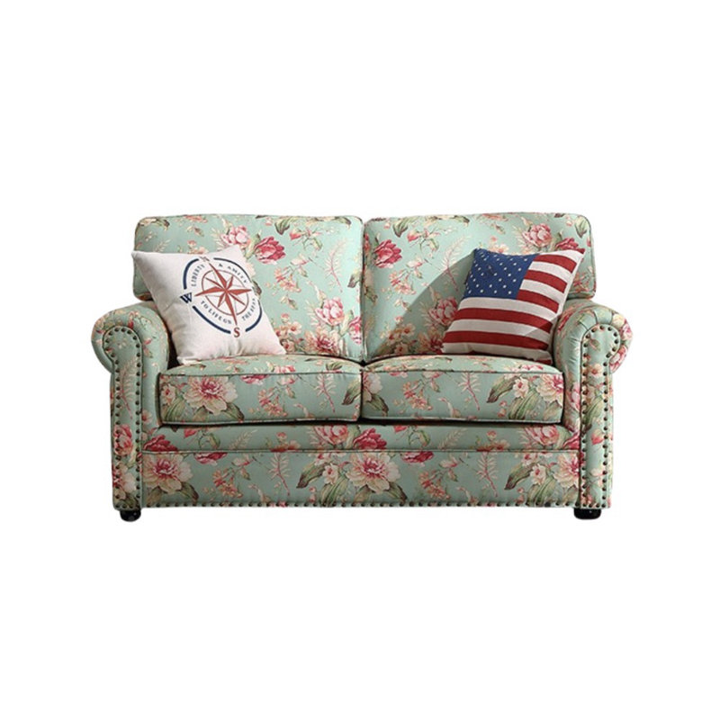 Modern Simple Pastoral Style Sofa Upholstered 62.9'' Sofa