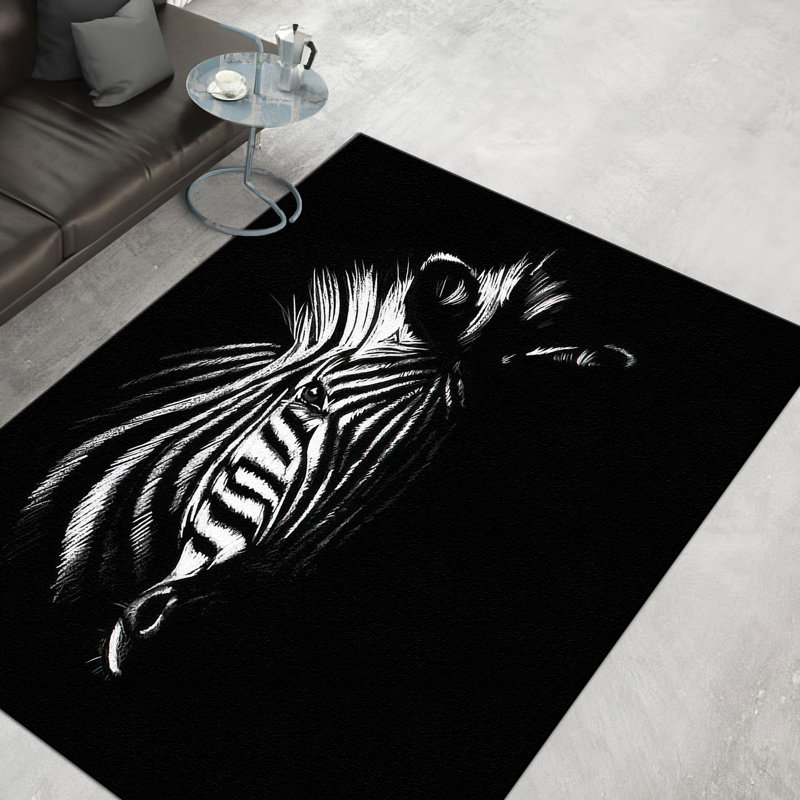 Exquisite Soft Non-Woven Printed Rug with Intricate Floral and Geometric Design for an Elegant Touch in Home Decor