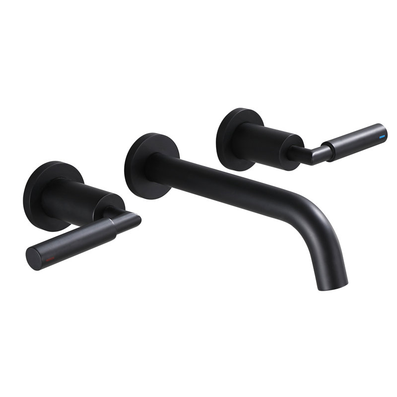 2-handle Bathroom Faucet, Matt Black
