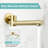 Luxury 3-Function Shower System Set - Solid Brass Control Valve, 10" Overhead Shower, 3-Spray Handheld, With Bathtub Spout