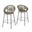 Faux pour patio extérieur, fabrication en PE, confort ergonomique, motif tissé complexe, cadre, caisses à usages multiples convenables pour le jardin et l'extérieur, fabriqué en PE de haute qualité, sièges exquis et polyvalents-661481524