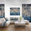 Lustre en cristal rétro bleu, art mural - Lustre en cristal-35105505-35105508