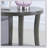Perth Contemporary Oval Shelf End Table, Gray