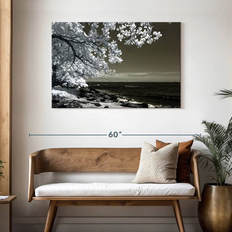Arbre noir et blanc Harnek, H 30 po x l 45 po