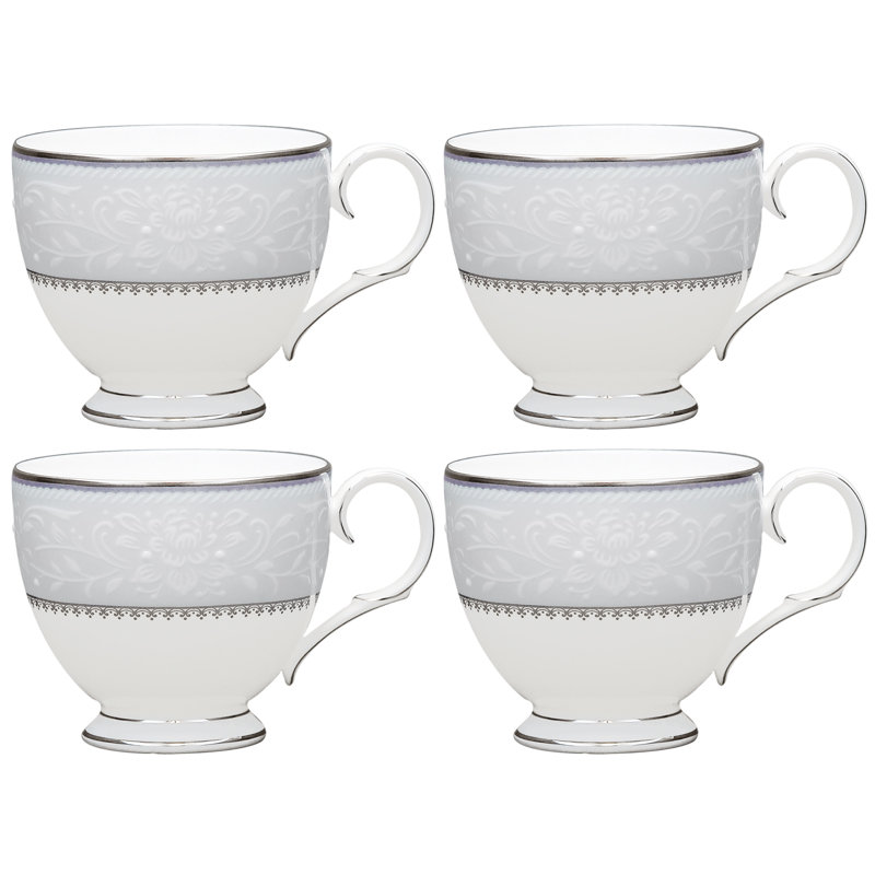 Noritake Brocato Set Of 4 Cups, 7 Oz.