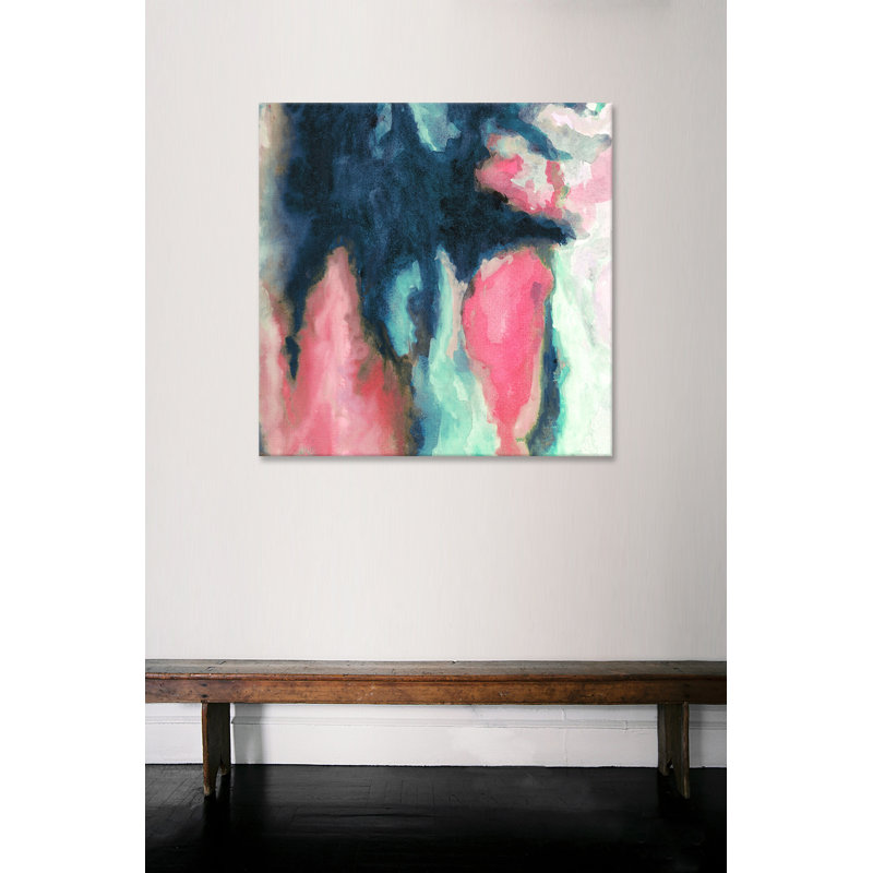 « sun shadow », impression sur toile, H 18 po x l 18 po x P 1,5 po, Toile avec cadre noir, Pas de tapis