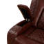 Canapé inclinable électrique en cuir avec éclairage DEL de 83,5 po Tamecha-1708546887
