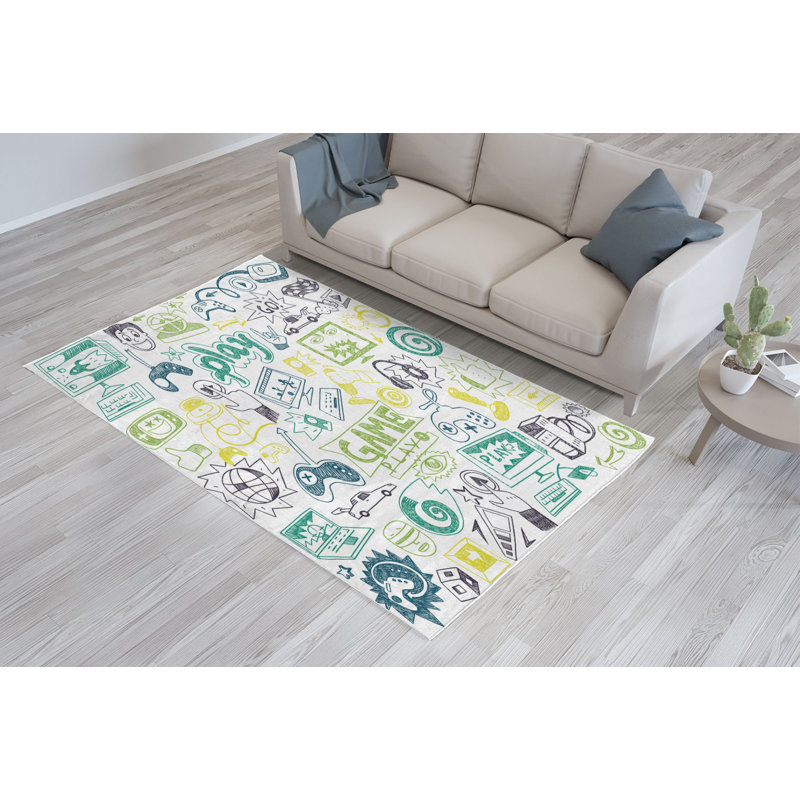Tapis vert Jade, Rectangle 5 pi 2 po x 7 pi 6 po
