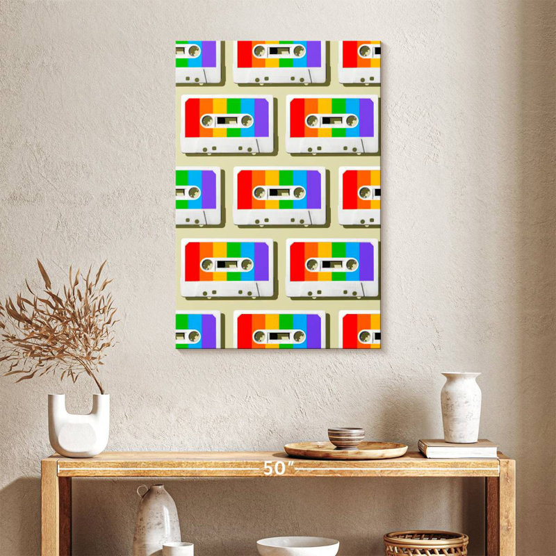 Abarca Rainbow Mixtapes, 36" H x 24" W
