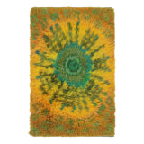 Vintage One-of-a-Kind 3'0" x 4'10" Hand Knotted Area Rug