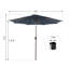 Parasol de marché avec base-69535353