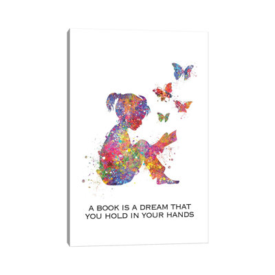 " Girl Read Book Quote "