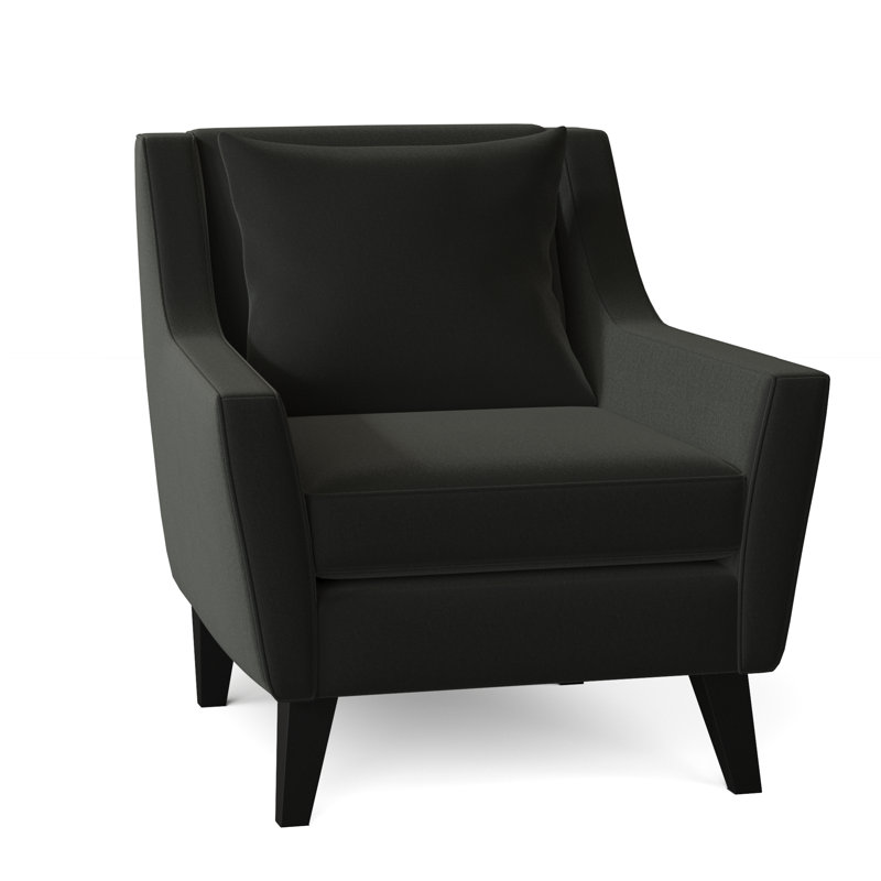 Fauteuil l 33 po Gros, Velours Bella Hunter Performance