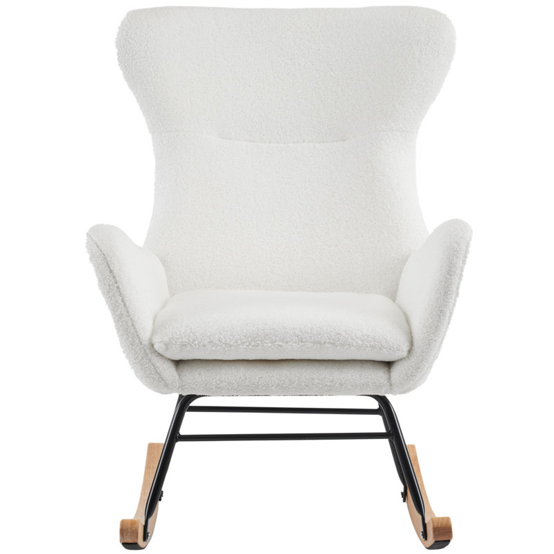 Caenas Rocking Chair, White